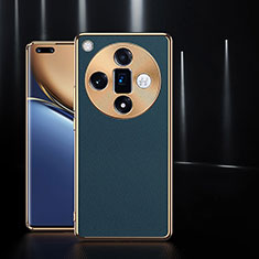 Soft Luxury Leather Snap On Case Cover S05 for Oppo Find X7 5G Blue