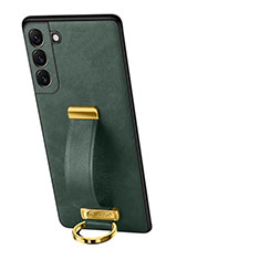 Soft Luxury Leather Snap On Case Cover S05 for Samsung Galaxy S23 Plus 5G Green