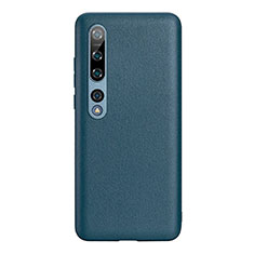 Soft Luxury Leather Snap On Case Cover S06 for Xiaomi Mi 10 Blue