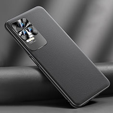 Soft Luxury Leather Snap On Case Cover S06 for Xiaomi Redmi K50 Pro 5G Black