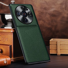 Soft Luxury Leather Snap On Case Cover S12 for Xiaomi Mi 12S Ultra 5G Green