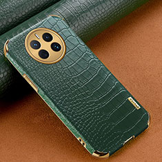 Soft Luxury Leather Snap On Case Cover XD1 for Huawei Mate 50 Green