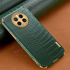 Soft Luxury Leather Snap On Case Cover XD1 for Huawei Mate 50 Pro Green