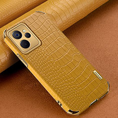 Soft Luxury Leather Snap On Case Cover XD1 for Realme 10 5G Yellow