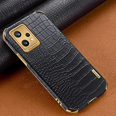 Soft Luxury Leather Snap On Case Cover XD1 for Realme Narzo 50 Pro 5G Black