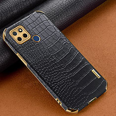 Soft Luxury Leather Snap On Case Cover XD1 for Realme Q2i 5G Black