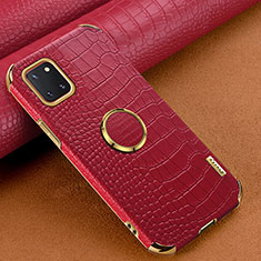 Soft Luxury Leather Snap On Case Cover XD1 for Samsung Galaxy Note 10 Lite Red