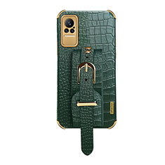 Soft Luxury Leather Snap On Case Cover XD1 for Xiaomi Civi 1S 5G Green