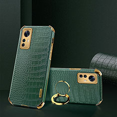 Soft Luxury Leather Snap On Case Cover XD1 for Xiaomi Mi 12T Pro 5G Green