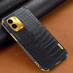 Soft Luxury Leather Snap On Case Cover XD1 for Xiaomi Poco C50 Black