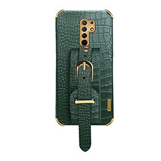 Soft Luxury Leather Snap On Case Cover XD1 for Xiaomi Poco M2 Green