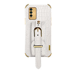 Soft Luxury Leather Snap On Case Cover XD1 for Xiaomi Redmi 9 Power White