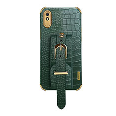 Soft Luxury Leather Snap On Case Cover XD1 for Xiaomi Redmi 9AT Green
