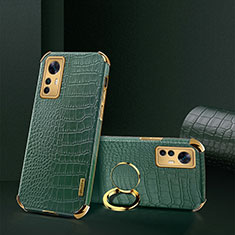 Soft Luxury Leather Snap On Case Cover XD1 for Xiaomi Redmi K50 Ultra 5G Green