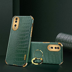 Soft Luxury Leather Snap On Case Cover XD2 for Huawei Honor 70 5G Green