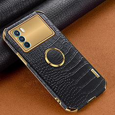 Soft Luxury Leather Snap On Case Cover XD2 for Oppo K9 Pro 5G Black