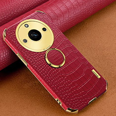 Soft Luxury Leather Snap On Case Cover XD2 for Realme 11 Pro 5G Red