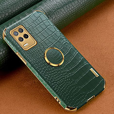 Soft Luxury Leather Snap On Case Cover XD2 for Realme 8 5G Green