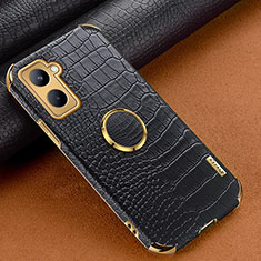 Soft Luxury Leather Snap On Case Cover XD2 for Realme C33 (2023) Black