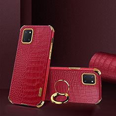 Soft Luxury Leather Snap On Case Cover XD2 for Samsung Galaxy Note 10 Lite Red