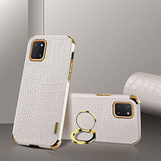 Soft Luxury Leather Snap On Case Cover XD2 for Samsung Galaxy Note 10 Lite White