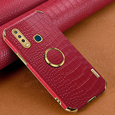 Soft Luxury Leather Snap On Case Cover XD2 for Vivo Y12 Red