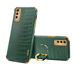 Soft Luxury Leather Snap On Case Cover XD2 for Vivo Y12A Green