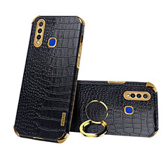 Soft Luxury Leather Snap On Case Cover XD2 for Vivo Y5s Black