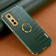 Soft Luxury Leather Snap On Case Cover XD2 for Vivo Y73s 5G Green