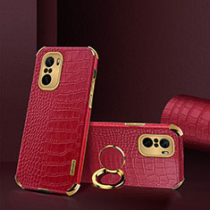 Soft Luxury Leather Snap On Case Cover XD2 for Xiaomi Mi 11i 5G Red