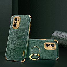 Soft Luxury Leather Snap On Case Cover XD2 for Xiaomi Mi 11X 5G Green