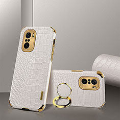 Soft Luxury Leather Snap On Case Cover XD2 for Xiaomi Mi 11X Pro 5G White