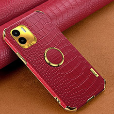 Soft Luxury Leather Snap On Case Cover XD2 for Xiaomi Poco C50 Red