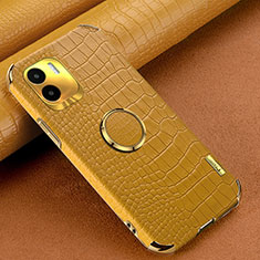 Soft Luxury Leather Snap On Case Cover XD2 for Xiaomi Poco C50 Yellow