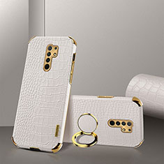 Soft Luxury Leather Snap On Case Cover XD2 for Xiaomi Poco M2 White