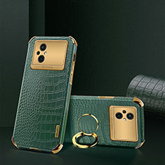 Soft Luxury Leather Snap On Case Cover XD2 for Xiaomi Poco M5 4G Green