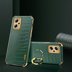 Soft Luxury Leather Snap On Case Cover XD2 for Xiaomi Poco X4 GT 5G Green