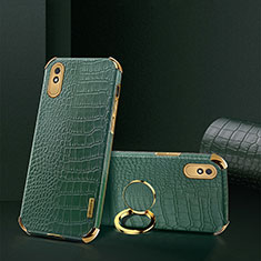 Soft Luxury Leather Snap On Case Cover XD2 for Xiaomi Redmi 9i Green