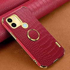 Soft Luxury Leather Snap On Case Cover XD2 for Xiaomi Redmi A1 Plus Red