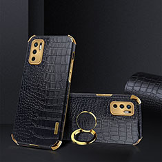 Soft Luxury Leather Snap On Case Cover XD2 for Xiaomi Redmi Note 10 5G Black