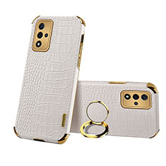 Soft Luxury Leather Snap On Case Cover XD3 for Oppo A93s 5G White