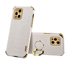 Soft Luxury Leather Snap On Case Cover XD3 for Oppo Find X3 5G White