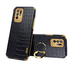 Soft Luxury Leather Snap On Case Cover XD3 for Oppo Reno5 Z 5G Black