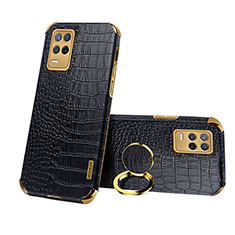 Soft Luxury Leather Snap On Case Cover XD3 for Realme 8s 5G Black