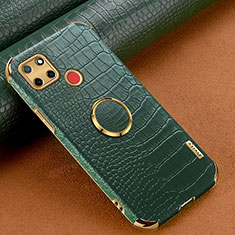 Soft Luxury Leather Snap On Case Cover XD3 for Realme C12 Green