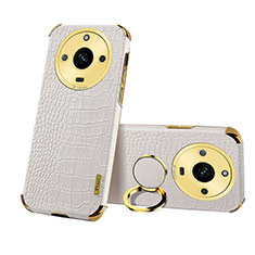 Soft Luxury Leather Snap On Case Cover XD3 for Realme Narzo 60 5G White