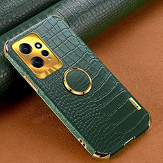 Soft Luxury Leather Snap On Case Cover XD3 for Xiaomi Redmi Note 12 4G Green