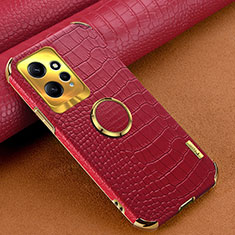 Soft Luxury Leather Snap On Case Cover XD3 for Xiaomi Redmi Note 12 4G Red