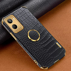 Soft Luxury Leather Snap On Case Cover XD4 for Realme 10 4G Black