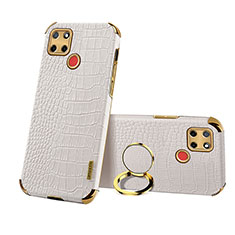 Soft Luxury Leather Snap On Case Cover XD4 for Realme C12 White